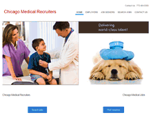 Tablet Screenshot of chicagomedicalrecruiters.com